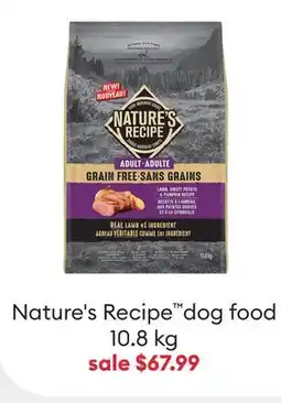 Petsmart Save $4 Nature's Recipe dog food offer