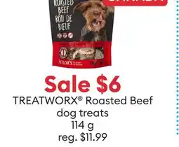 Petsmart TREAT OF THE MONTH Sale $6 TREATWORX Roasted Beef dog treats offer