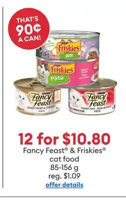 Petsmart 12 for $10.80 Fancy Feast & Friskies cat food offer