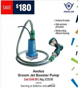 Ren’s Pets Depot Aeolus Groom Jet Booster Pump offer