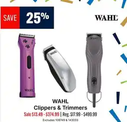 Ren’s Pets Depot WAHL Clippers & Trimmers offer