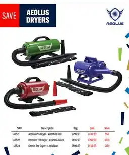 Ren’s Pets Depot Gemini Pro Dryer-Lapis Blue offer