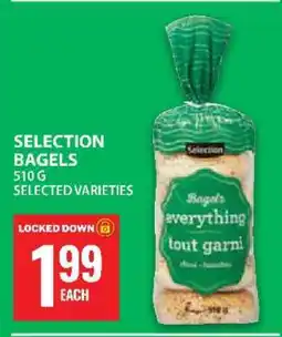 Food Basics SELECTION BAGELS offer