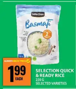 Food Basics SELECTION QUICK & READY RICE offer