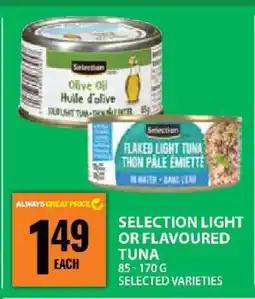 Food Basics Selection Light or Flavoured Tuna offer