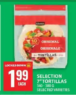 Food Basics SELECTION 7 TORTILLAS offer
