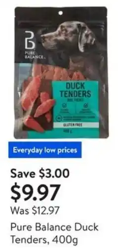 Walmart Pure balance duck tenders offer