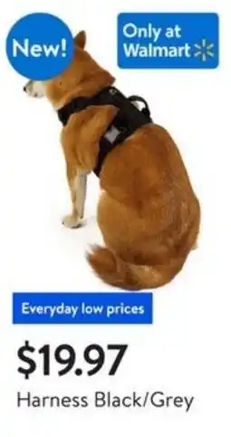 Walmart Harness black grey offer