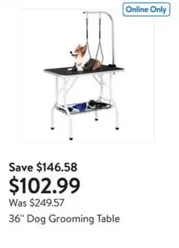 Walmart Dog grooming table offer