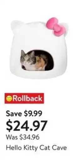 Walmart Hello kitty cat cave offer