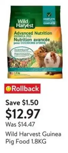 Walmart Wild harvest guinea pig food offer