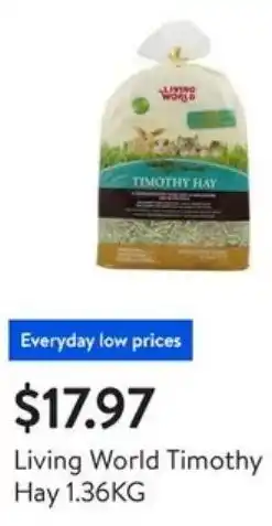 Walmart Living World Timothy Hay offer