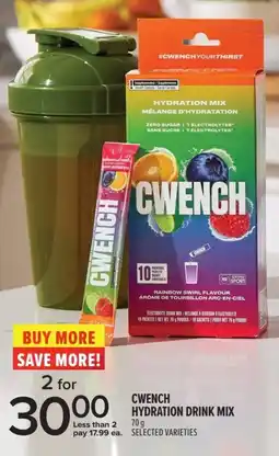 Metro Cwench hydration drink mix offer
