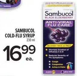 Metro Sambucol cold-flu syrup offer
