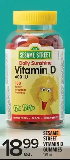 Metro Sesame street vitamin D gummies offer