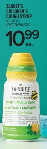 Metro Zarbee's children's cough syrup offer
