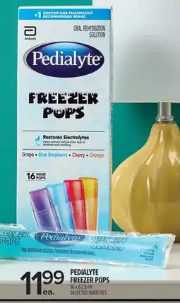 Metro Pedialyte freezer pops offer