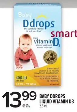 Metro Baby ddrops liquid vitamin D3 offer