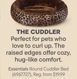 Petvalu Essentials Round Cuddler Bed offer