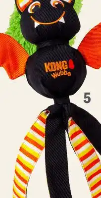 Petvalu KONG Halloween Wubba Balistic Ball offer