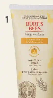 Petvalu Burt's Bees Manuka Honey Paw & Nose Dog Lotion offer