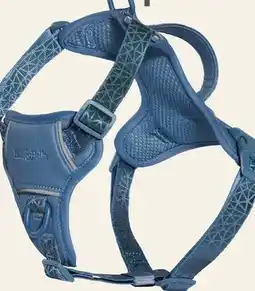 Petvalu Bailey & Bella Dusty Blue Reflective Cushion Neoprene Padded Dog Harness offer