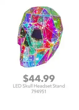 GameStop LED Skull Headset Stand offer