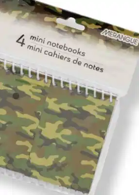 Party City Camo Army Mini Notebooks, 4-pk offer