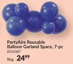 Party City PartyAire Reusable Balloon Garland Space, 7-pc offer