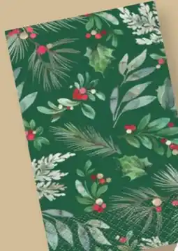Party City Christmas Bloom Napkins, 16-ct offer