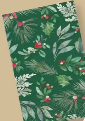 Party City Christmas Bloom Napkins, 16-ct offer