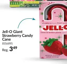 Party City Jell-O Giant Strawberry Candy Cane offer