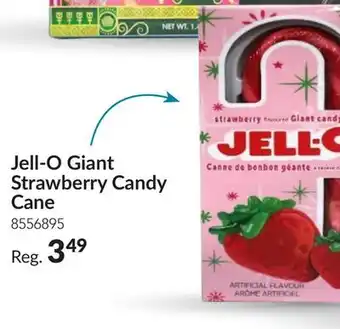 Party City Jell-O Giant Strawberry Candy Cane offer