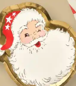Party City Christmas Vintage Santa Salad Plates, 8-ct offer