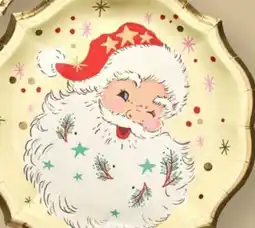 Party City Christmas Vintage Santa Dinner Plates, 8-ct offer
