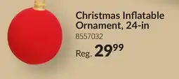 Party City Christmas Inflatable Ornament, 24-in offer
