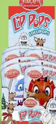 Party City Rudolph Lip Pops offer