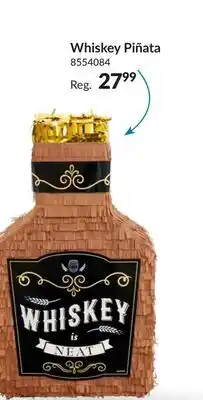Party City Whiskey Piñata offer