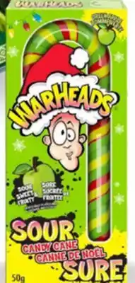 Party City Warheads Jumbo Candy Cane offer