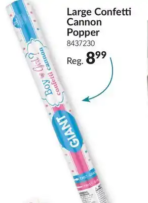 Party City Large Confe Cannon Popper offer