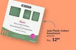 Party City Jade Plastic Cutlery Assortment offer