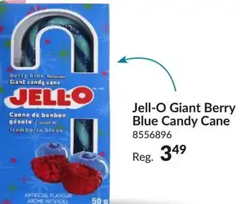 Party City Jell-O Giant Berry Blue Candy Cane offer