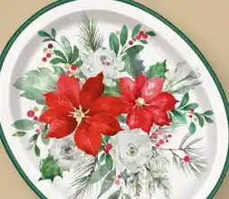 Party City Christmas Traditional Oval Plates, 8-ct offer