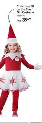 Party City Christmas Elf on the Shelf Girl Costume offer