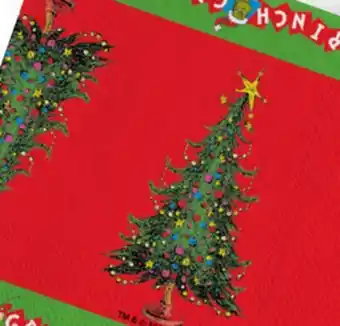 Party City Dr. Seuss The Grinch Christmas Tree Beverage Napkins, 18-ct offer