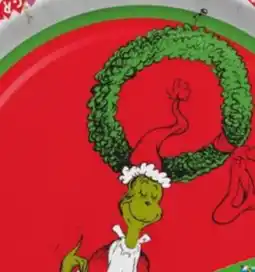 Party City Dr. Seuss The Grinch Tree Dessert Plates, 12ct offer