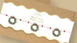 Party City Christmas Garland Felt Wreath offer