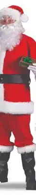 Party City Adult Christmas Santa Suit, One Size offer