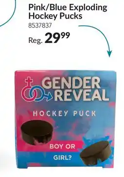 Party City Pink/Blue Exploding Hockey Pucks offer
