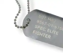 Party City Camo Name Dog Tag, 8-pk offer